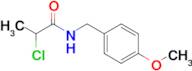 2-Chloro-N-[(4-methoxyphenyl)methyl]propanamide