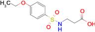 3-(4-Ethoxybenzenesulfonamido)propanoic acid