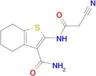 2-(2-Cyanoacetamido)-4,5,6,7-tetrahydro-1-benzothiophene-3-carboxamide