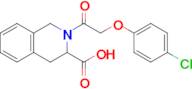 2-[2-(4-chlorophenoxy)acetyl]-1,2,3,4-tetrahydroisoquinoline-3-carboxylic acid