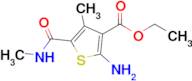 Ethyl 2-amino-4-methyl-5-(methylcarbamoyl)thiophene-3-carboxylate