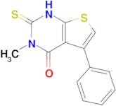 2,3-Dihydro-3-methyl-5-phenyl-2-thioxothieno[2,3-d]pyrimidin-4(1H)-one