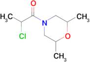 2-Chloro-1-(2,6-dimethylmorpholin-4-yl)propan-1-one