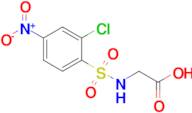 2-(2-Chloro-4-nitrobenzenesulfonamido)acetic acid