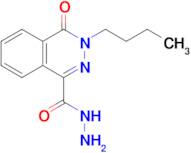 3-Butyl-4-oxo-3,4-dihydrophthalazine-1-carbohydrazide