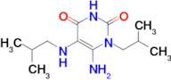 6-Amino-1-(2-methylpropyl)-5-[(2-methylpropyl)amino]-1,2,3,4-tetrahydropyrimidine-2,4-dione