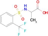 2-[2-(trifluoromethyl)benzenesulfonamido]propanoic acid