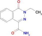 3-Ethyl-3,4-dihydro-4-oxo-1-phthalazinecarboxamide