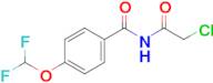n-(2-Chloroacetyl)-4-(difluoromethoxy)benzamide