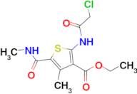 Ethyl 2-(2-chloroacetamido)-4-methyl-5-(methylcarbamoyl)thiophene-3-carboxylate