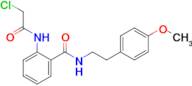 2-(2-Chloroacetamido)-N-[2-(4-methoxyphenyl)ethyl]benzamide