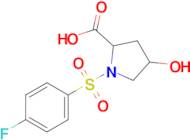 1-(4-Fluorobenzenesulfonyl)-4-hydroxypyrrolidine-2-carboxylic acid