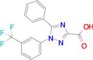 5-Phenyl-1-[3-(trifluoromethyl)phenyl]-1h-1,2,4-triazole-3-carboxylic acid