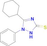 5-cyclohexyl-1-phenyl-2,3-dihydro-1H-1,2,4-triazole-3-thione