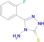 4-amino-3-(2-fluorophenyl)-4,5-dihydro-1H-1,2,4-triazole-5-thione