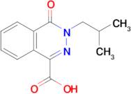 3-(2-Methylpropyl)-4-oxo-3,4-dihydrophthalazine-1-carboxylic acid