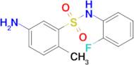 5-Amino-n-(2-fluorophenyl)-2-methylbenzene-1-sulfonamide