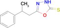 5-(2-phenylpropyl)-2,3-dihydro-1,3,4-oxadiazole-2-thione