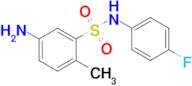 5-Amino-n-(4-fluorophenyl)-2-methylbenzene-1-sulfonamide