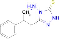 4-amino-3-(2-phenylpropyl)-4,5-dihydro-1H-1,2,4-triazole-5-thione