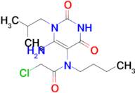 N-[6-Amino-1,2,3,4-tetrahydro-1-(2-methylpropyl)-2,4-dioxo-5-pyrimidinyl]-N-butyl-2-chloroacetamide