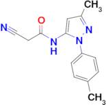 2-Cyano-n-[3-methyl-1-(4-methylphenyl)-1h-pyrazol-5-yl]acetamide