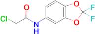 2-Chloro-N-(2,2-difluoro-1,3-benzodioxol-5-yl)acetamide