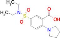 5-(Diethylsulfamoyl)-2-(pyrrolidin-1-yl)benzoic acid