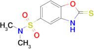 N,N-dimethyl-2-sulfanylidene-2,3-dihydro-1,3-benzoxazole-5-sulfonamide