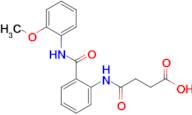 3-({2-[(2-methoxyphenyl)carbamoyl]phenyl}carbamoyl)propanoic acid