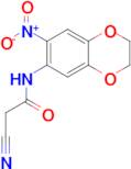 2-Cyano-n-(7-nitro-2,3-dihydro-1,4-benzodioxin-6-yl)acetamide