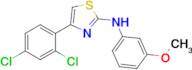 4-(2,4-Dichlorophenyl)-n-(3-methoxyphenyl)-1,3-thiazol-2-amine