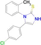 5-(4-chlorophenyl)-1-(2-methylphenyl)-2,3-dihydro-1H-imidazole-2-thione