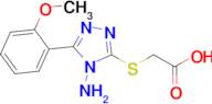 2-{[4-amino-5-(2-methoxyphenyl)-4h-1,2,4-triazol-3-yl]sulfanyl}acetic acid