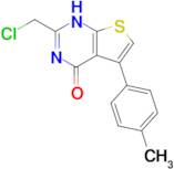 2-(chloromethyl)-5-(4-methylphenyl)-1H,4H-thieno[2,3-d]pyrimidin-4-one