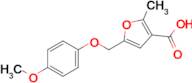 5-(4-Methoxyphenoxymethyl)-2-methylfuran-3-carboxylic acid