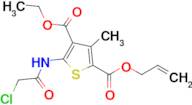 4-Ethyl 2-(2-propen-1-yl) 5-[(2-chloroacetyl)amino]-3-methyl-2,4-thiophenedicarboxylate