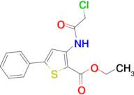 Ethyl 3-(2-chloroacetamido)-5-phenylthiophene-2-carboxylate