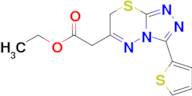 Ethyl 2-[3-(thiophen-2-yl)-7h-[1,2,4]triazolo[3,4-b][1,3,4]thiadiazin-6-yl]acetate