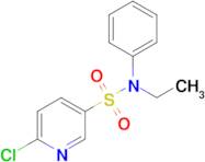 6-Chloro-n-ethyl-n-phenylpyridine-3-sulfonamide