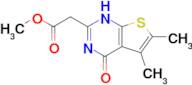 methyl 2-{5,6-dimethyl-4-oxo-1H,4H-thieno[2,3-d]pyrimidin-2-yl}acetate