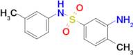 3-Amino-4-methyl-n-(3-methylphenyl)benzene-1-sulfonamide