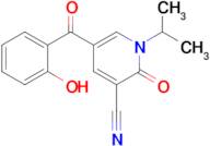 5-(2-Hydroxybenzoyl)-2-oxo-1-(propan-2-yl)-1,2-dihydropyridine-3-carbonitrile