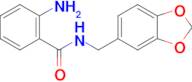 2-Amino-n-(1,3-dioxaindan-5-ylmethyl)benzamide