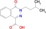 3-(3-Methylbutyl)-4-oxo-3,4-dihydrophthalazine-1-carboxylic acid