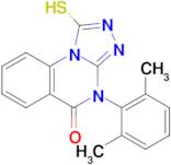 4-(2,6-Dimethylphenyl)-1-sulfanyl-4h,5h-[1,2,4]triazolo[4,3-a]quinazolin-5-one