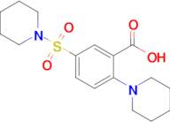 2-(Piperidin-1-yl)-5-(piperidine-1-sulfonyl)benzoic acid