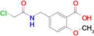 5-[(2-chloroacetamido)methyl]-2-methoxybenzoic acid