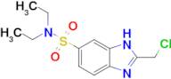 2-(Chloromethyl)-N,N-diethyl-1H-benzimidazole-6-sulfonamide