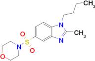 1-Butyl-2-methyl-5-(morpholine-4-sulfonyl)-1h-1,3-benzodiazole